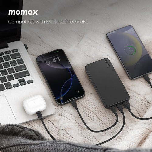 Momax IP155D 1-Power Vital 10,000mAh Battery Pack (CCC-Certified) – Black