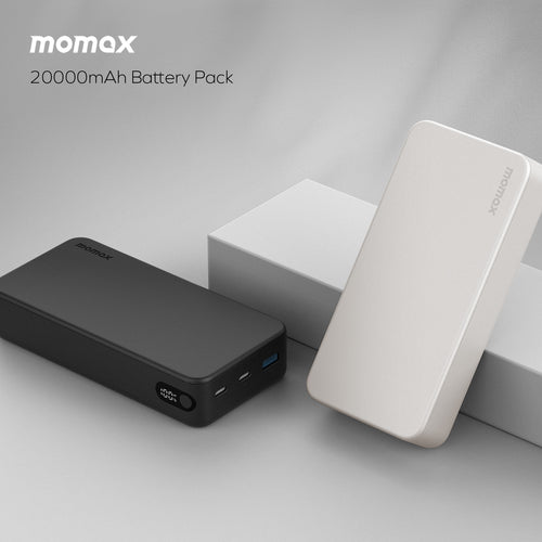 Momax IP156W 1-Power Vital 20,000mAh Battery Pack (CCC-Certified) - White