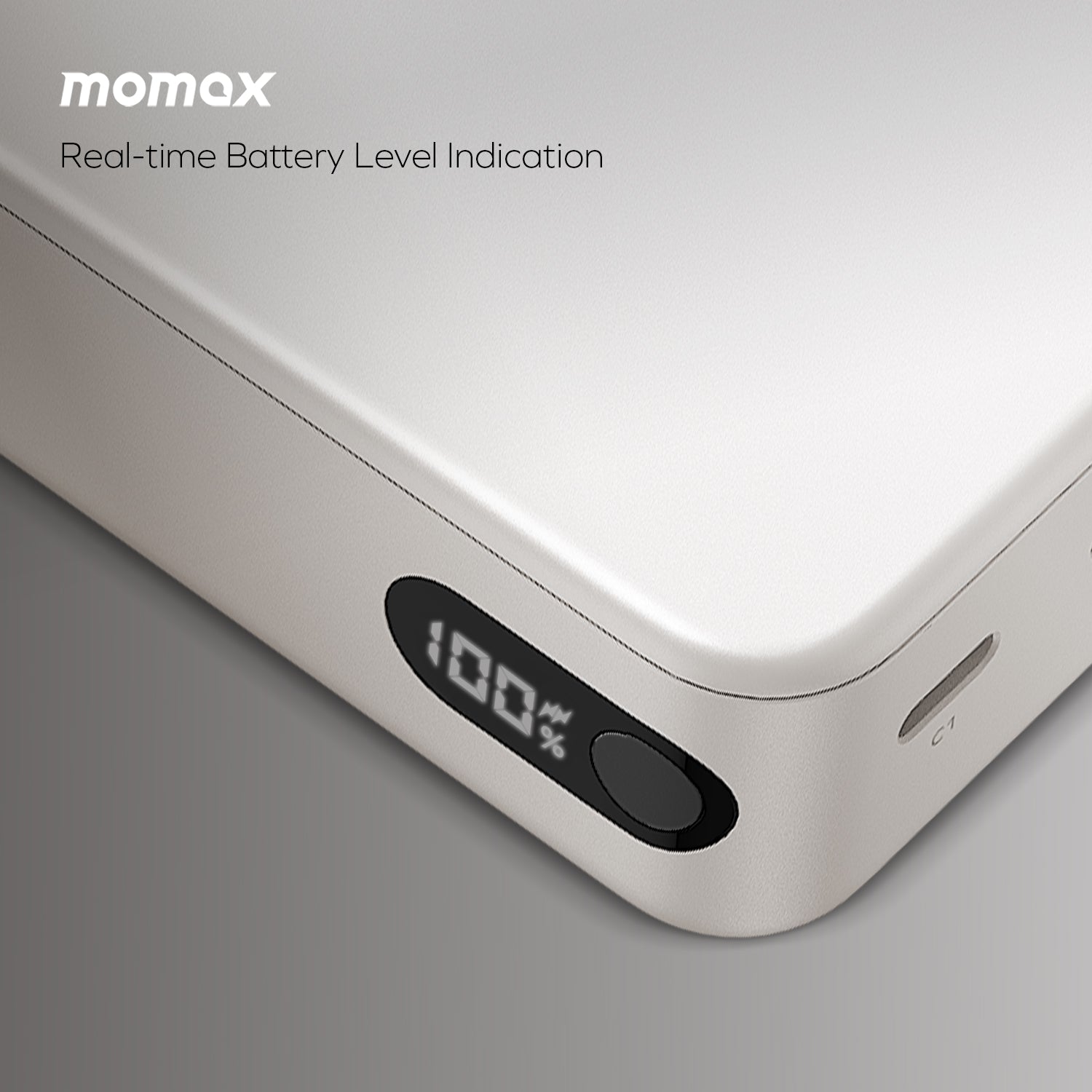 Momax IP156W 1-Power Vital 20,000mAh Battery Pack (CCC-Certified) - White