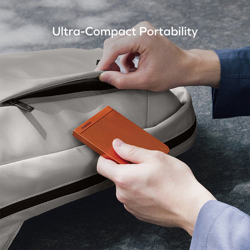 MOMAX IP161Q2L 1-Power S.Pass Qi2 5,000mAh Magnetic Wireless Battery Pack - Titanium