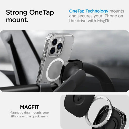 Spigen Tesla OneTap MagSafe Car Mount Holder (Screen) - Black