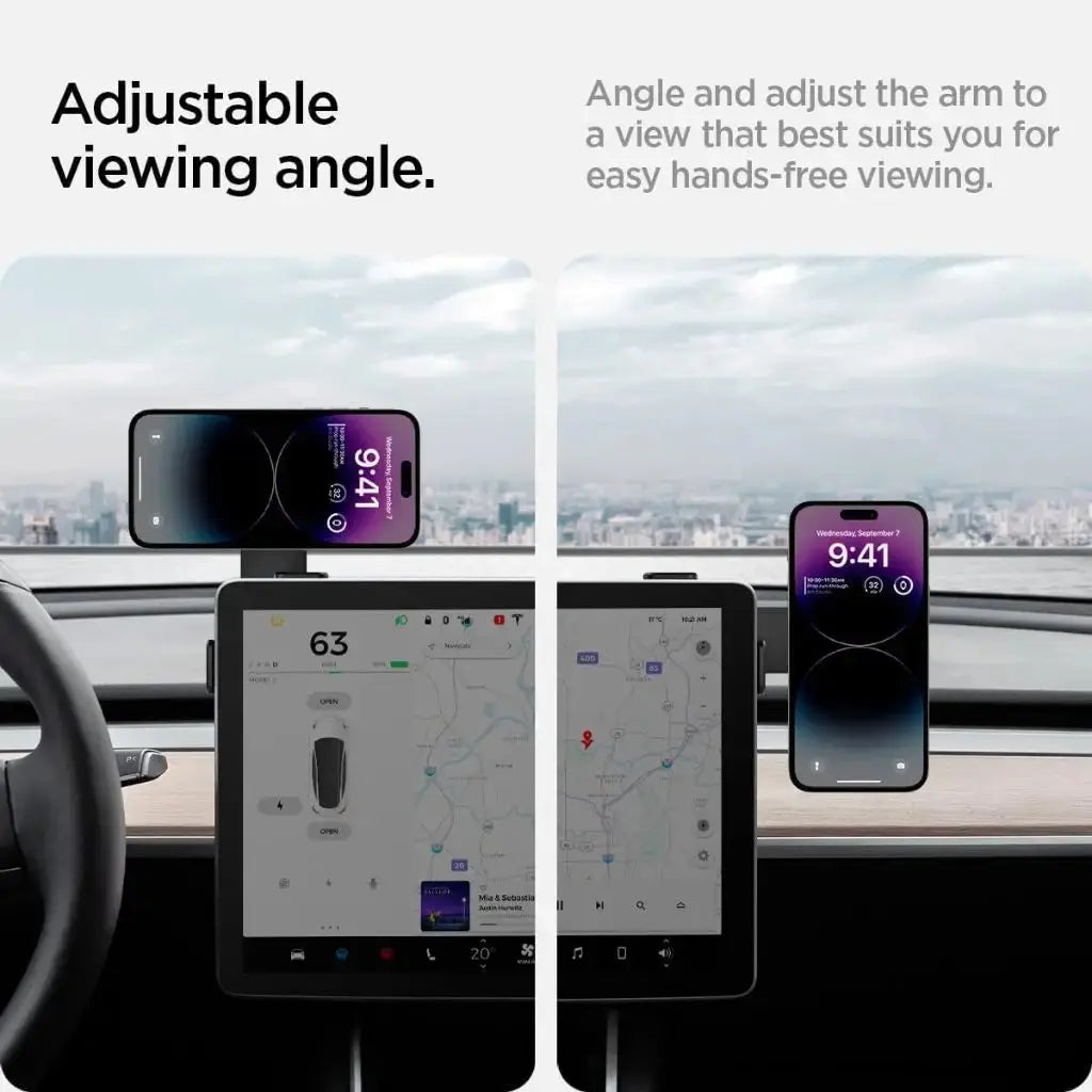 Spigen Tesla OneTap MagSafe Car Mount Holder (Screen) - Black