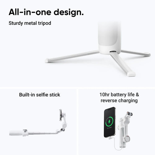 Insta360 Flow 2 Standard Bundle (Stone Gray)