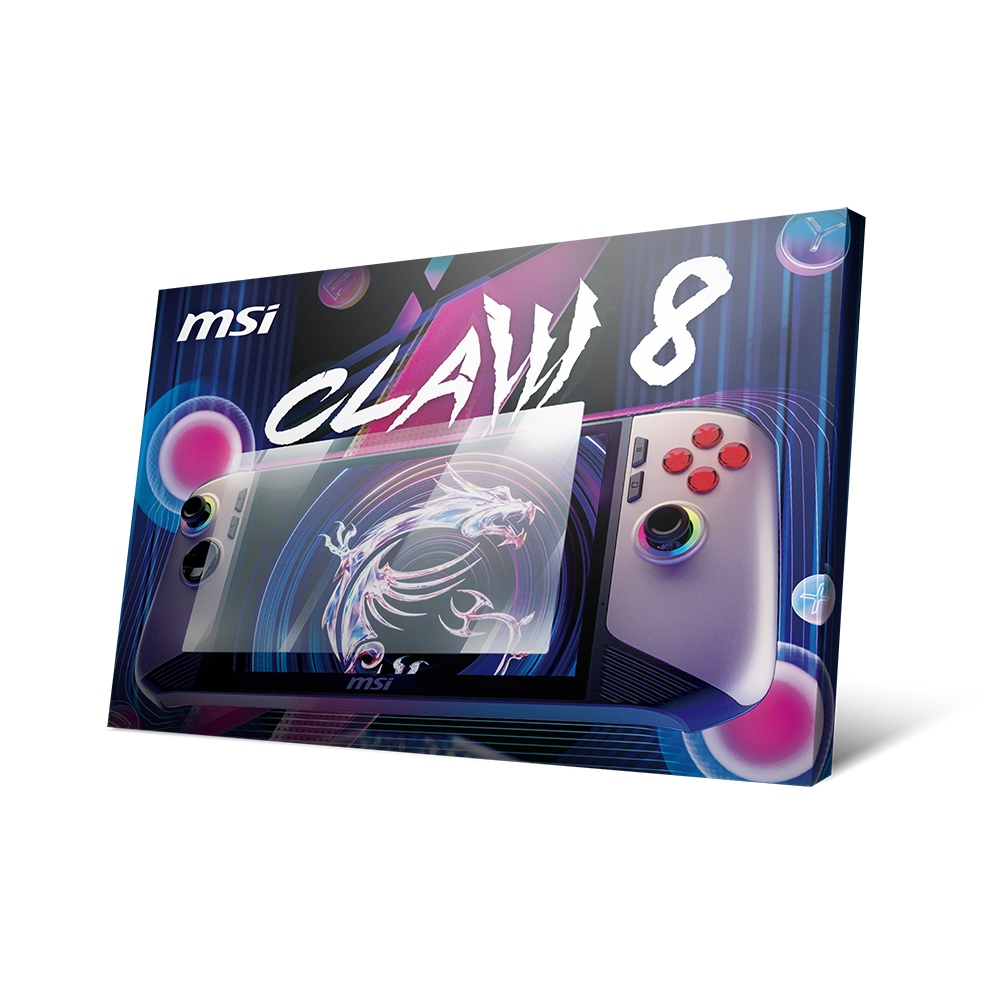 MSI Claw 8 EX AI+ CG3EM Launch Pack-026SG - Arc G3E 32GB 1TB 8 Touch CP+