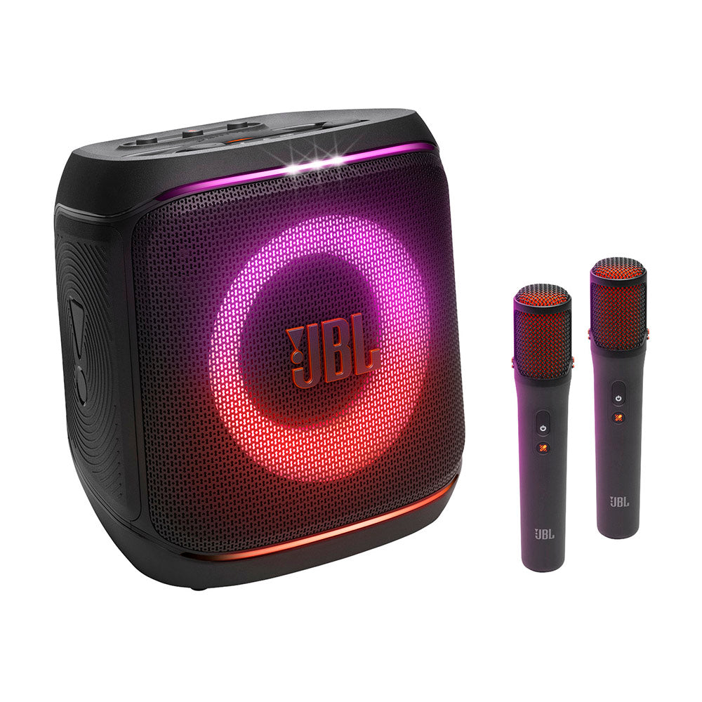 JBL Partybox Encore 2 Plus Party Speaker with Microphones (Black
