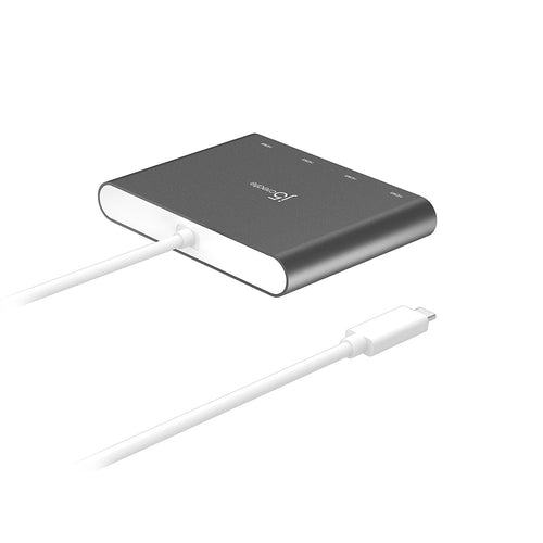 J5Create JCA366 USB-C to 4-Port HDMI Multi-Monitor Adapter