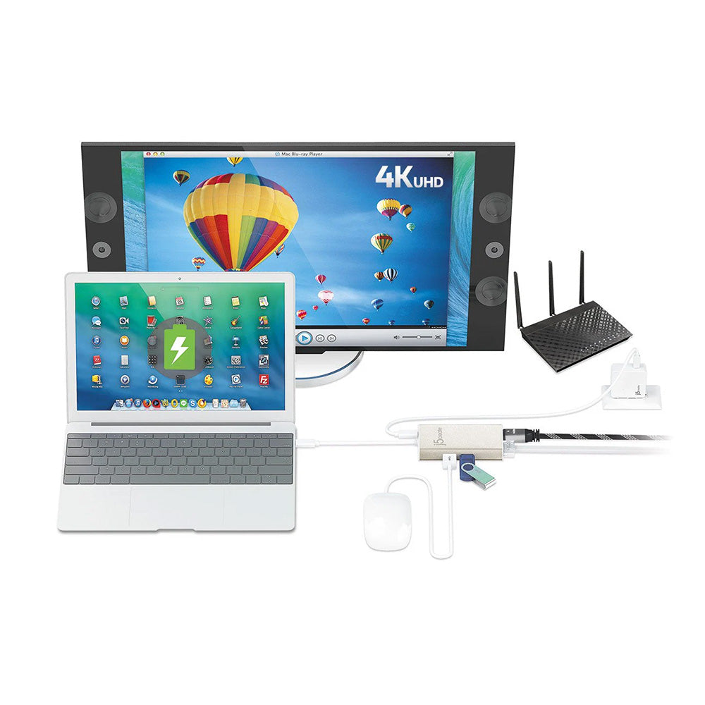 J5Create JCA374 USB Type-C Multi Adapter HDMI & USB 3.0
