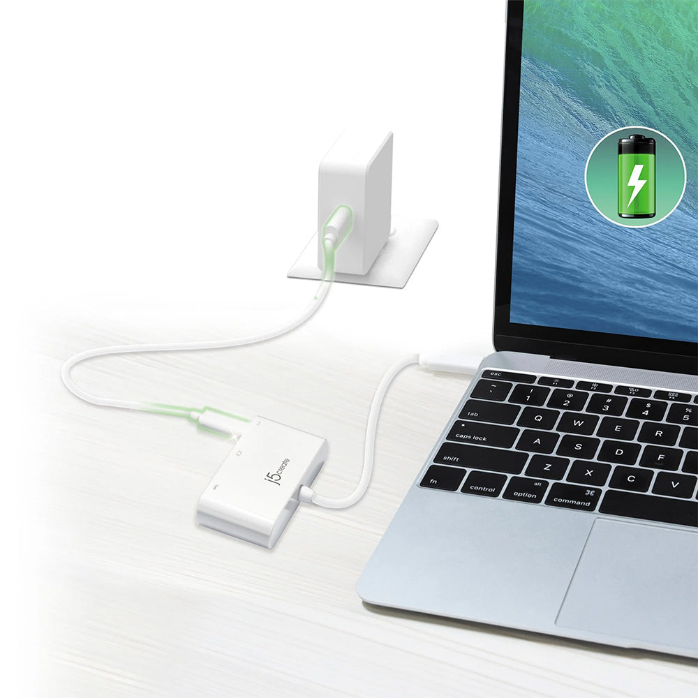 J5Create JCA379 USB Type-C to HDMI & USB 3.0 Hub with Power Delivery