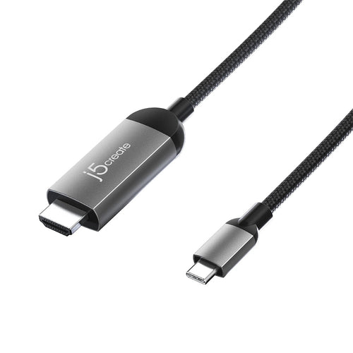 J5Create JCC156G USB-C to 4K240Hz HDMI Cable with PD Charging Port