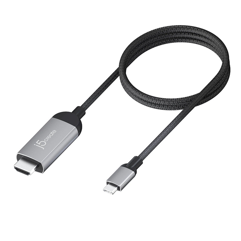 J5Create JCC156G USB-C to 4K240Hz HDMI Cable with PD Charging Port