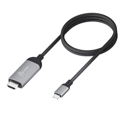 J5Create JCC156G USB-C to 4K240Hz HDMI Cable with PD Charging Port