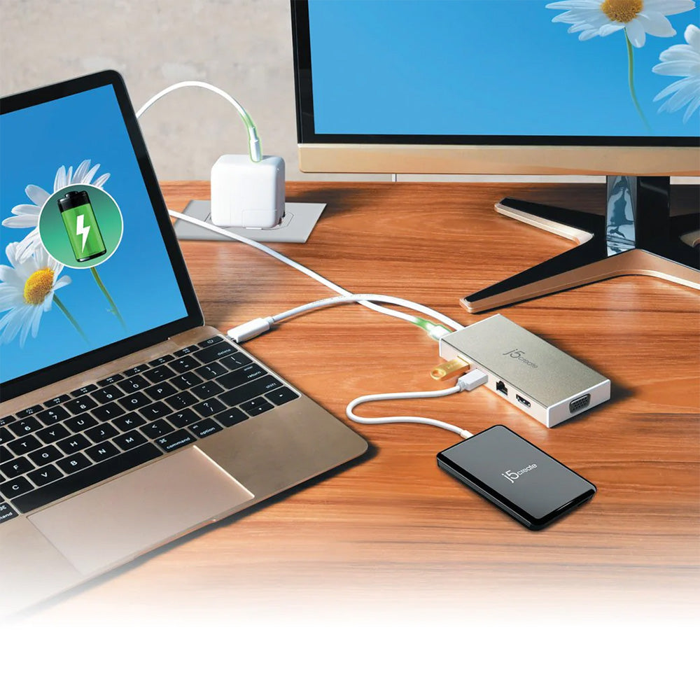 J5Create JCD376 Type-C Fully Functional Mini Dock