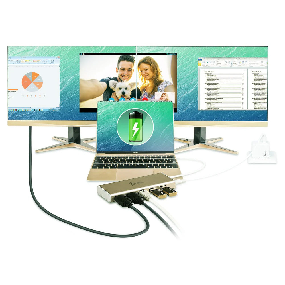 J5Create JCD381 Type-C Mini Dock with Power Delivery