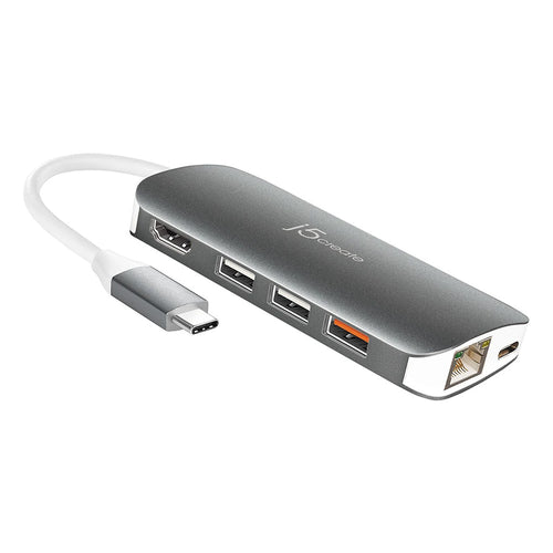 J5Create JCD383 USB 3.1 Type-C Multi Adapter