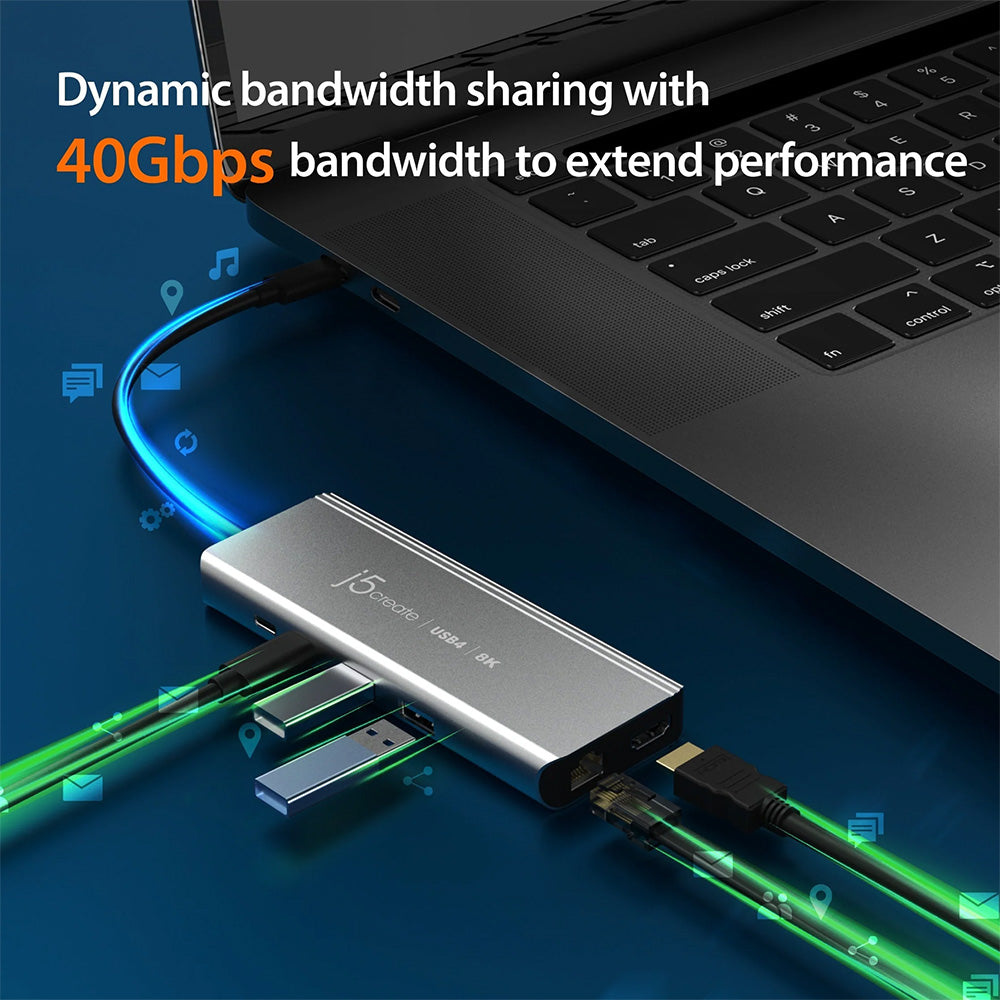J5Create JCD403 USB4 8K Multi-Port Hub