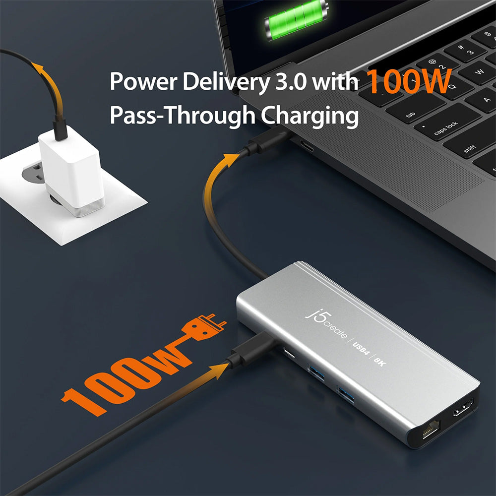 J5Create JCD403 USB4 8K Multi-Port Hub