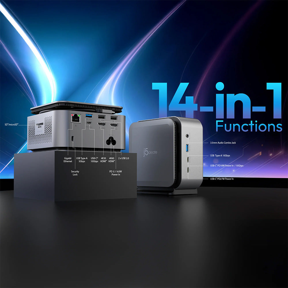 J5Create JCDP4140 USB-C Powerbase Docking Station