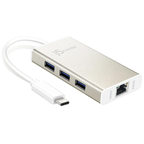 J5Create JCH471 USB-C Multi Adapter Gigabit Ethernet & Hub