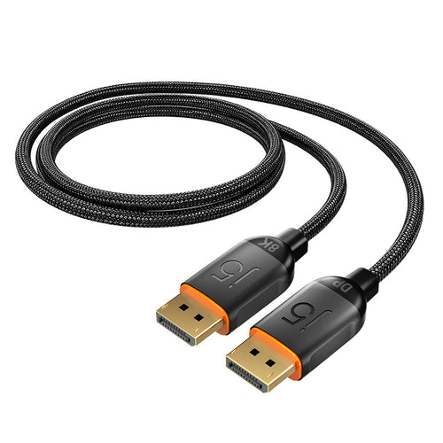J5Create JDC41L20 DP1.4 8K DisplayPort Nylon Braided Cable 2M