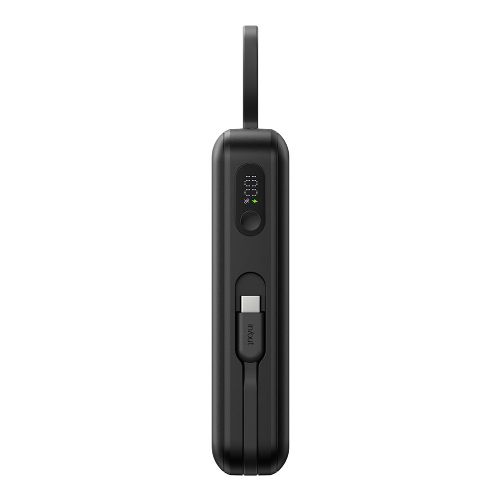 Belkin BPB036qcBK UltraCharge Power Bank 20K with Integrated Cable and Display - Black