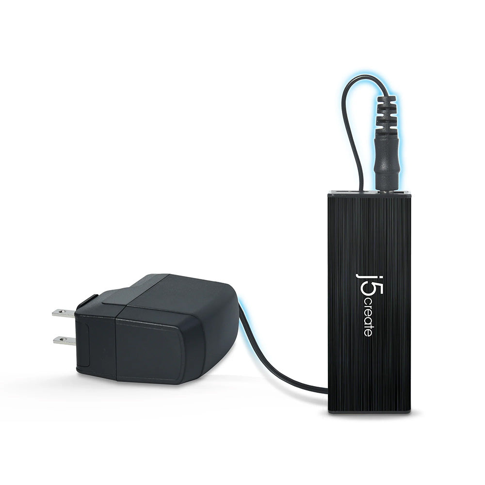 J5Create JUH340 USB3.0 4-Port Mini Hub with Power Adapter