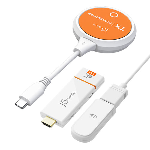 J5Create JVAW62T76MAX ScreenCast USB-C Wireless Display Extender with Antenna