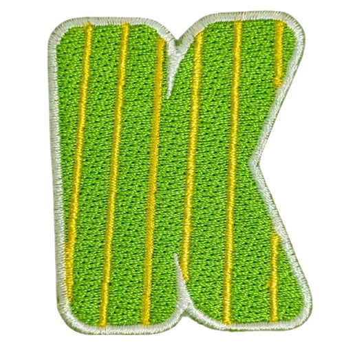 KAGS KG0199 Personalise Me K 5cm Embroidered Hybrid Patch