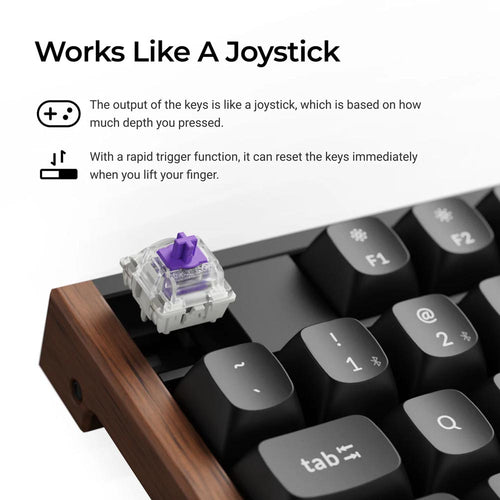 Keychron K10 HE Wireless Magnetic Switch Custom Keyboard (K10H-Q1 Special Edition White)
