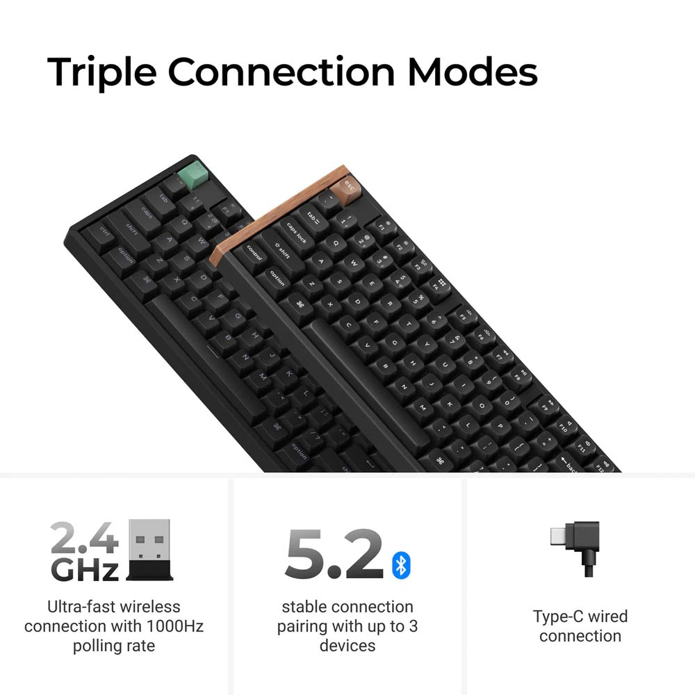 Keychron K10 HE Wireless Magnetic Switch Custom Keyboard (K10H-F1