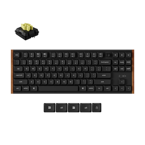 Keychron K1 Ultra 8K Banana Switch Wireless Keyboard Black