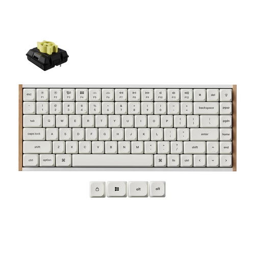 Keychron K3 Ultra 8K Banana Switch Wireless Keyboard White