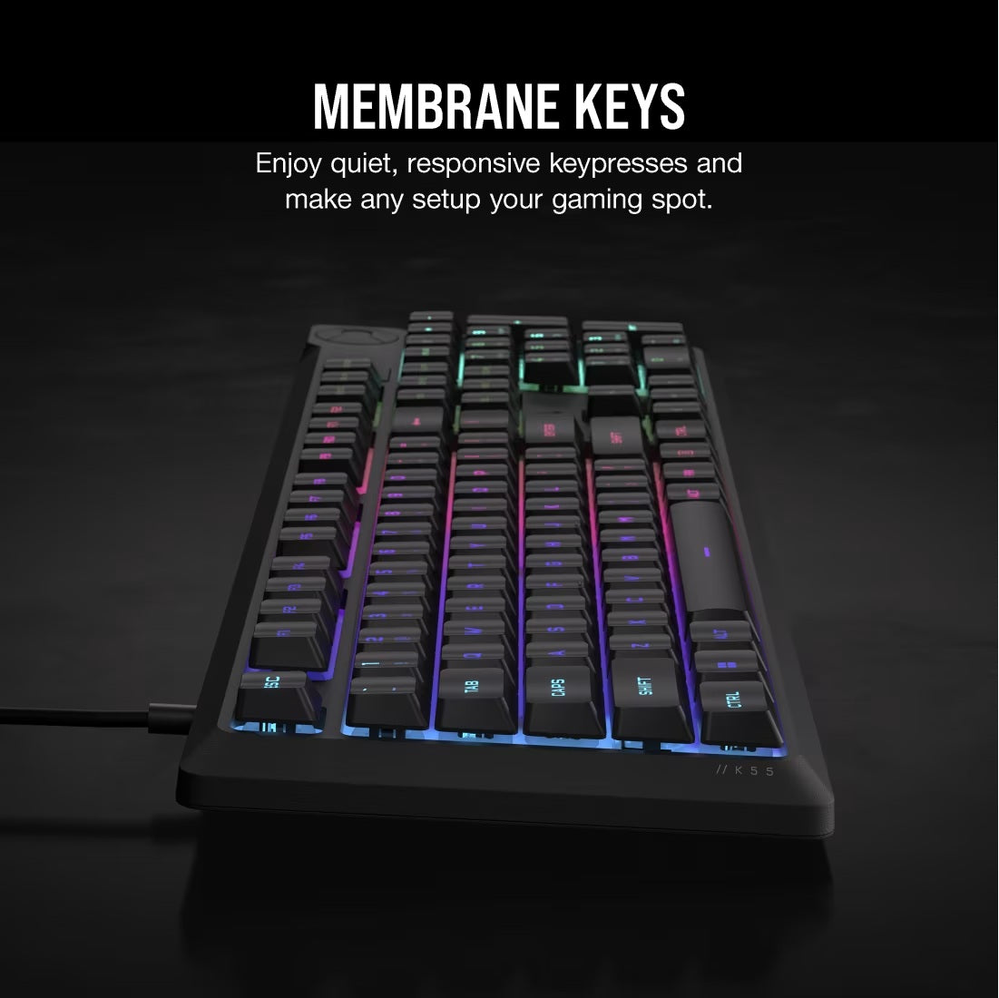 Corsair K55 Core RGB Gaming Keyboard