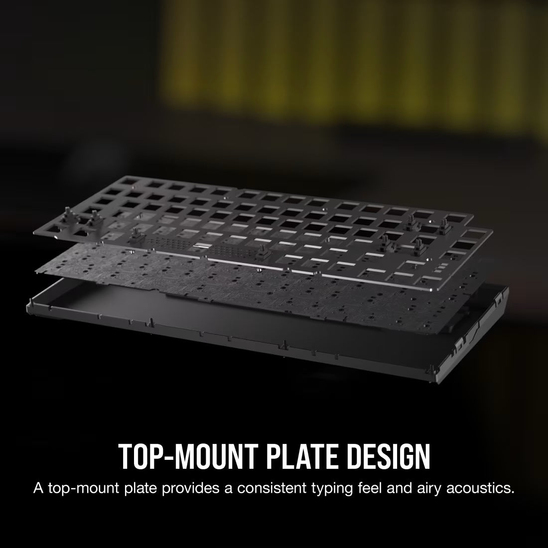 Corsair K65 Plus Wireless Keyboard 75% RGB - Midnight Grey