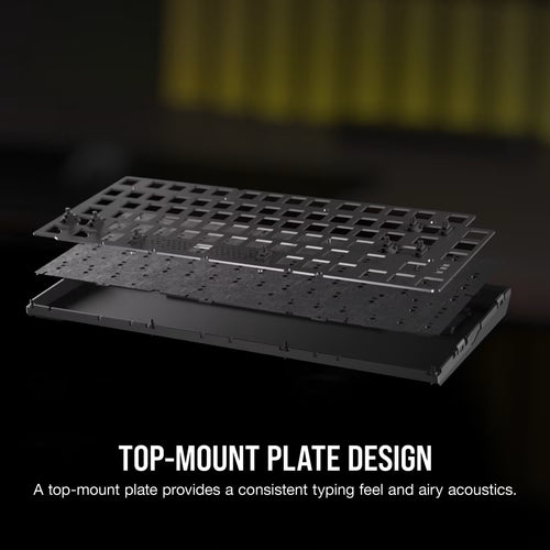 Corsair K65 Plus Wireless Keyboard 75% RGB - Midnight Grey