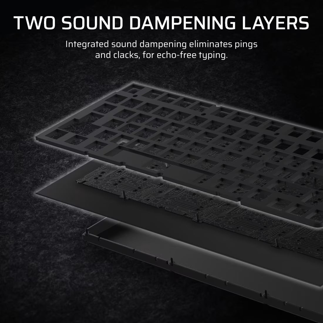 Corsair K65 Plus Wireless Keyboard 75% RGB - Tactile