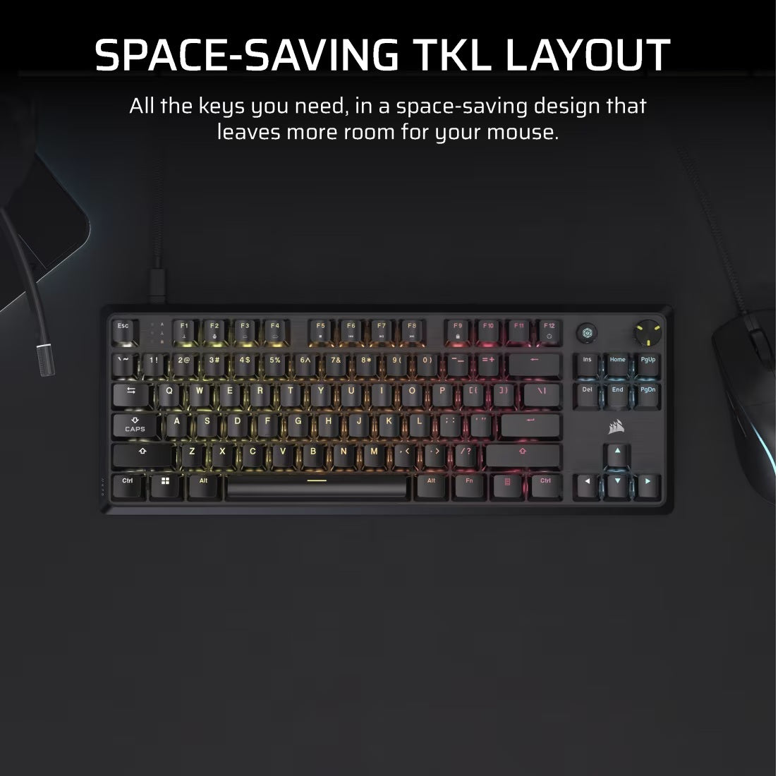 Corsair K70 Core TKL RGB Gaming Keyboard
