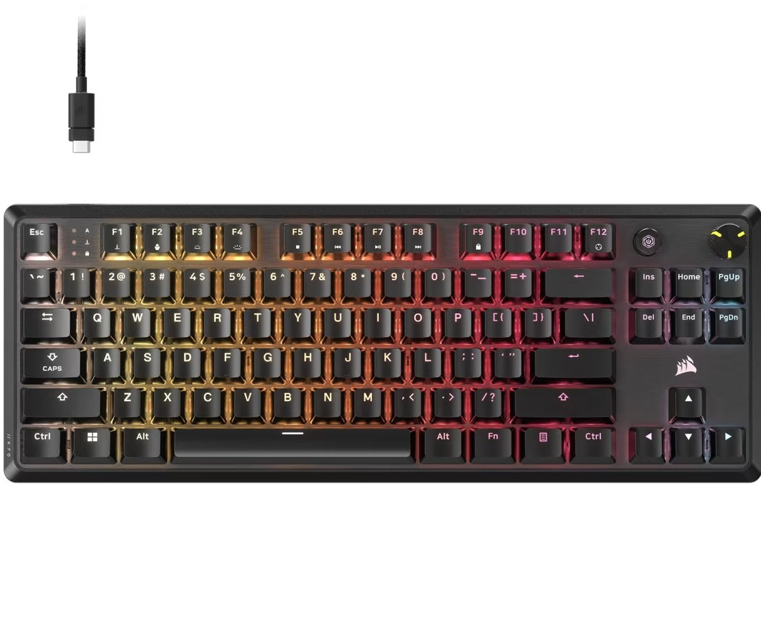 Corsair K70 Core TKL RGB MLX Red Linear Keyboard Black