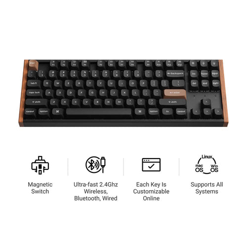Keychron K8 HE (K8H-Q1) Wireless Magnetic Switch Custom Keyboard (Special Edition White)