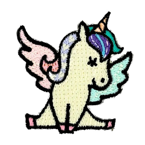 KAGS KG0458 Personalise Me Unicorn 5cm Embroidered Hybrid Patch