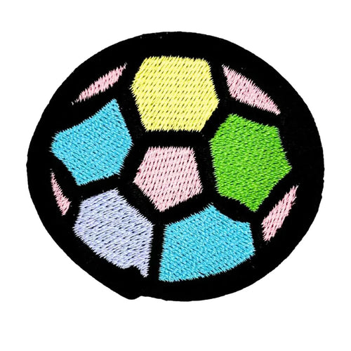 KAGS KG0731 Personalise Me Football 5cm Embroidered Hybrid Patch