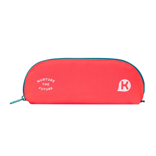 KAGS KG1691-CR IZZY Series Pouch Type Pencil Case (Coral)