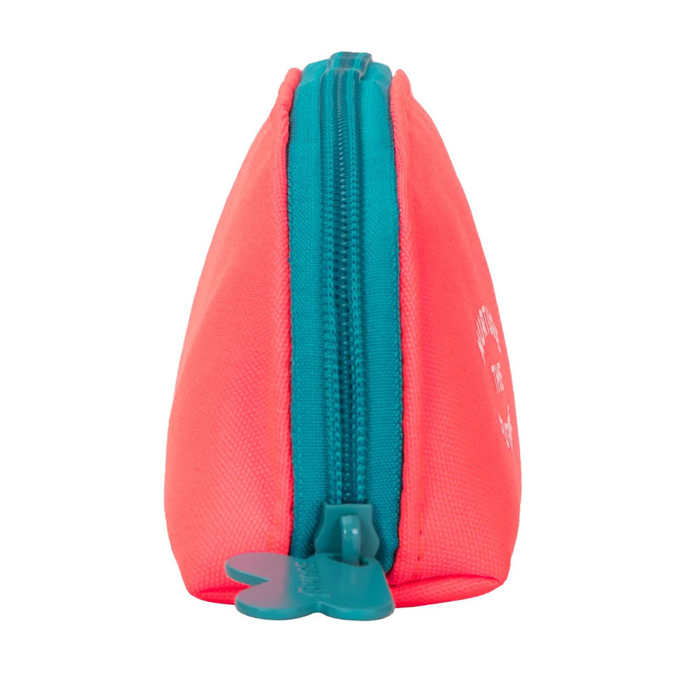 KAGS KG1691-CR IZZY Series Pouch Type Pencil Case (Coral)