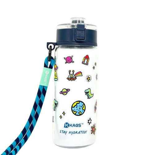 KAGS KG9520-SPACE Aquarecharge Series Tritan 600ml Water Bottle