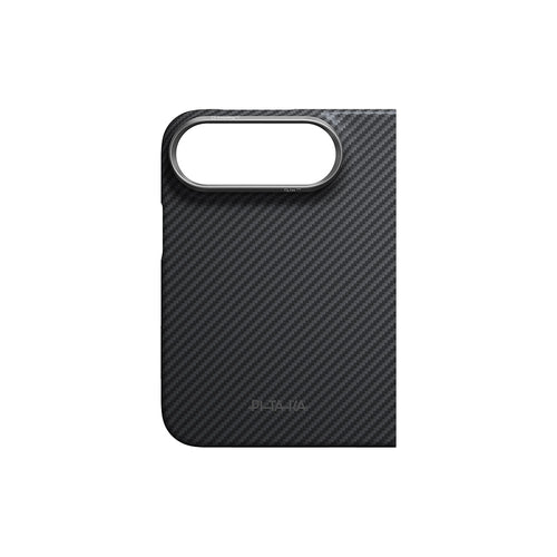 PITAKA PT-KI1801FS Edge Case (Back Cover with Axis + Front Cover) for iPhone Duo - Black/Grey