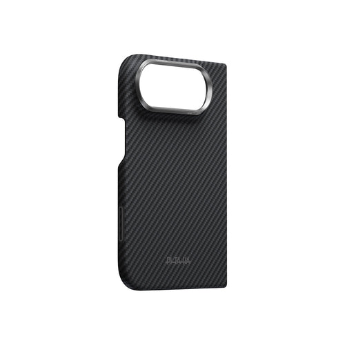 PITAKA PT-KI1801FS Edge Case (Back Cover with Axis + Front Cover) for iPhone Duo - Black/Grey