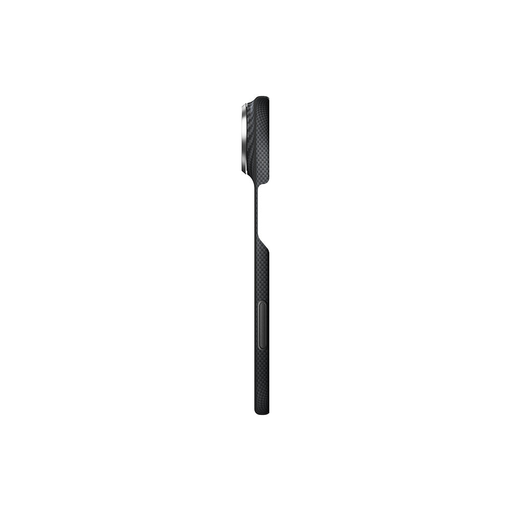 PITAKA PT-KI1801FS Edge Case (Back Cover with Axis + Front Cover) for iPhone Duo - Black/Grey