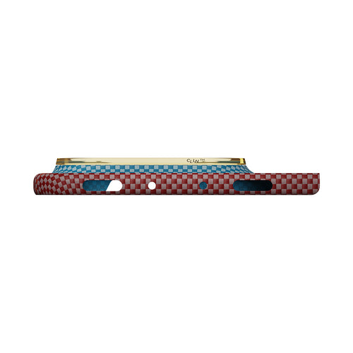PITAKA PT-KI1802FS Edge Case (Back Cover with Axis + Front Cover) for iPhone Duo - California Dream