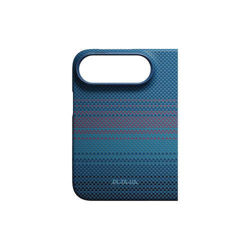 PITAKA PT-KI1803FS Edge Case (Back Cover with Axis + Front Cover) for iPhone Duo - Night Midnight