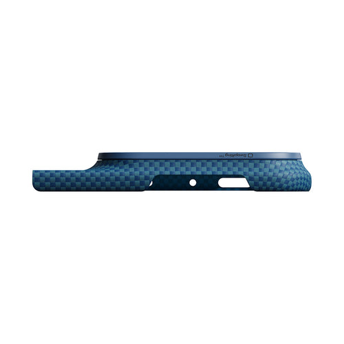 PITAKA PT-KI1803FS Edge Case (Back Cover with Axis + Front Cover) for iPhone Duo - Night Midnight