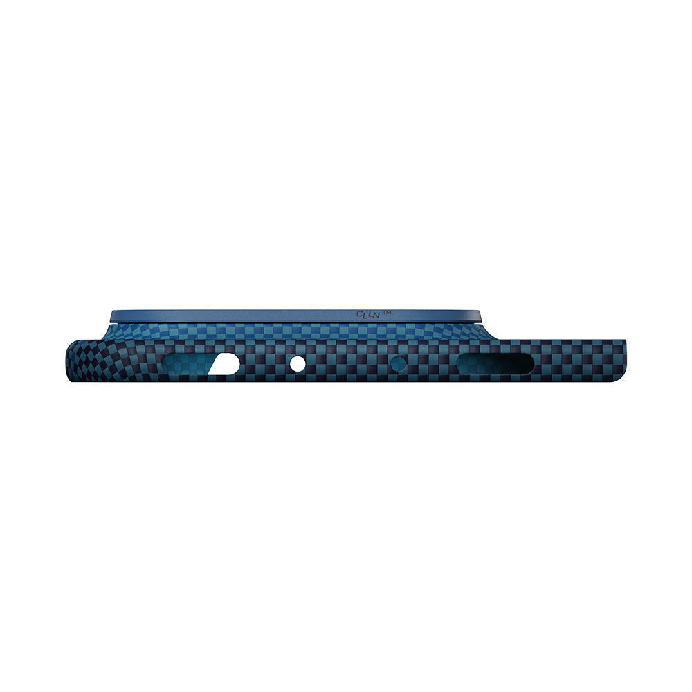 PITAKA PT-KI1803FS Edge Case (Back Cover with Axis + Front Cover) for iPhone Duo - Night Midnight